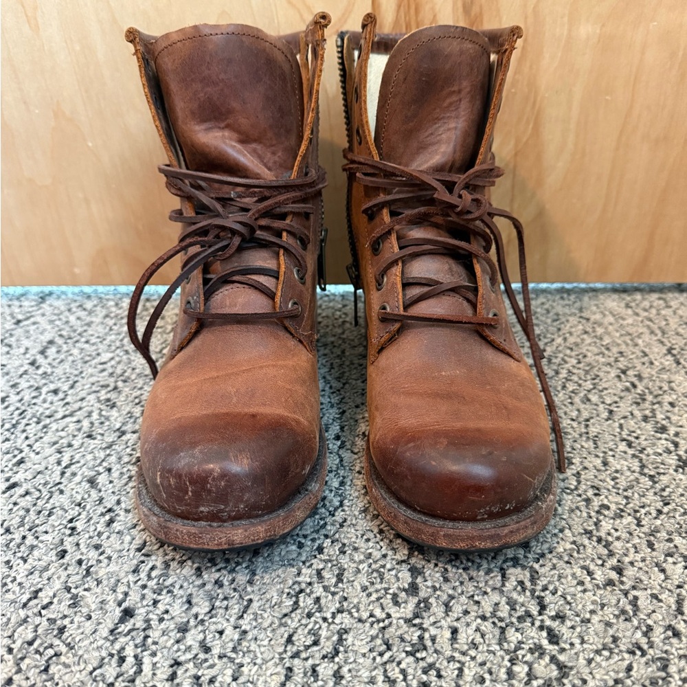 Freebird by Steven Brown Lace Up Boots with Vintage Appeal